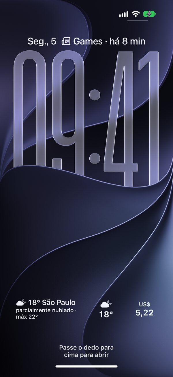 Widgets de Gazeta en la pantalla bloqueada